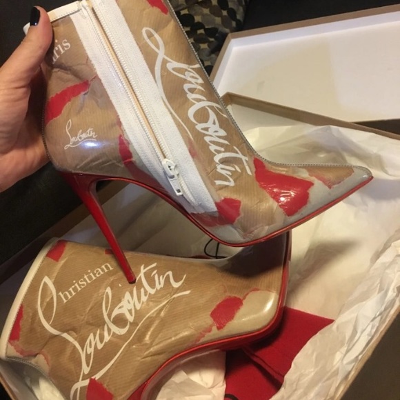 SOLD ‼️Christian louboutin booties 100mm 38euro - Picture 5 of 7